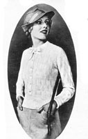 vintage ladies knitting pattern from 1935