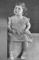 baby dress knitting pattern 1920s