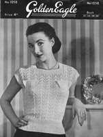 vintage ladies summer top 1950s