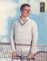 cricket or tennis jumper 1950s