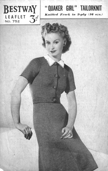 Vintage Ladies knitting patterns available from Fab40s.co.uk