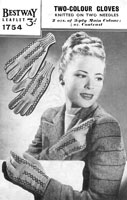 ladies vintage hats and gloves knitting patterns 1940s