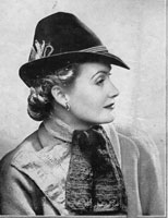 vintage ladies scarf knitting pattern 1930s