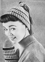 ladies vintage hat knitting pattern