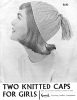 ladies vintage hat knitting pattern