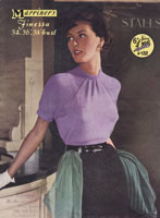 Fabulous vintage knitting pattern for summer top