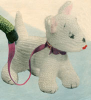 vintage knitting pattern for cat