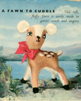 vintage knitting pattern for bambi