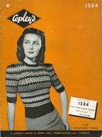 vintage fair isle knitting patterns