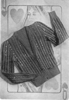 vintage ladies knitting pattern 1940s