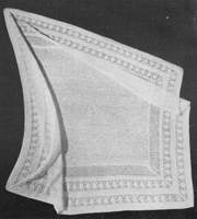 vintage baby shawl knitting pattern 1940s