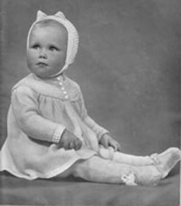 pram set knitting pattern 1930s