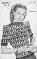 vintage bestway fair isle knitting patterns