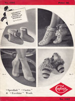 vintage bed socks knitting patterns