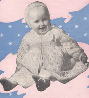 vintage baby layette from 1940s