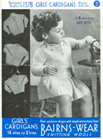 vintage knitting pattern for baby