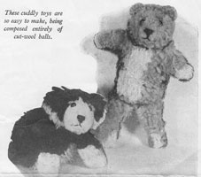 vintage weldons knitting pattern dog 1920