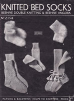 vintage patons bedsock knitting patterns 1930s vintage knitting patterns