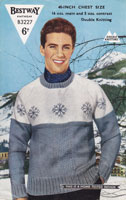 vintage mens fair isle jumper