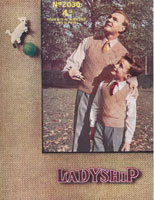 mens vintage knitting patterncable jumper 1950s
