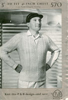 vintage cricket jumper knitting pattern