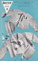 vintage baby knitting pattern matinee coats 1940s vintage knitting patterns