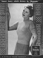 vintage ladies 1940 knitting patterns