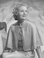 vintage ladies bedjacket knitting pattern patons 2342 knitting pattern