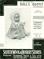 vintage doll knitting pattern