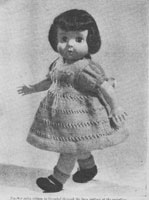 vintage dolls knitting pattern