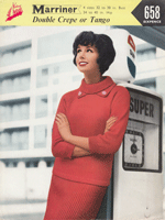 Great vintage ladies knitting pattern for suit
