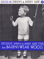 baby boys 1930s knitting pattern for buster suit