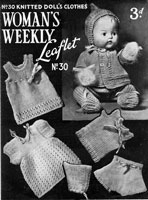 vintage doll knitting patterns