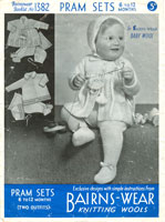 baby pram set knitting patterns