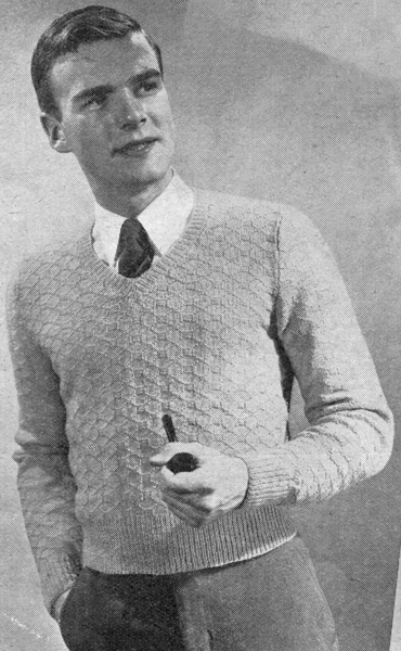 Vintage Mens knitting patterns available from Fab40s.co.uk
