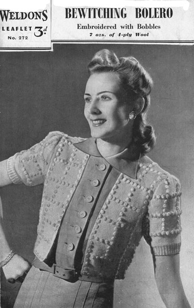 Vintage Ladies Bolero knitting patterns available from ...
