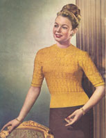 vinitange knitting patter for ladies jumper knitting pattern from 1940