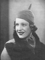 vintage ladies hat knitting pattern 1930s