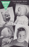 vintage baby bootees knitting pattern 1940s