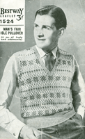 vintage mens knitting patterns