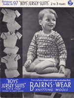 vintage boys fair isle jumper 1930s