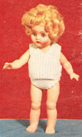 Great vintage doll knitting pattern for Princess Petite, a little 12.5 doll from Chiltern