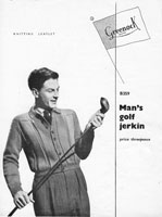 vintage mens golfing jacket 1930s