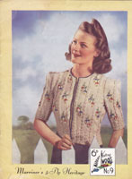 vintage tyrolean style 1940s jacket knitting patterns