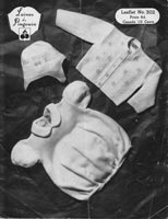 vintage baby knitting pattern 1940s