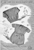 vintage knitting patterns baby silver