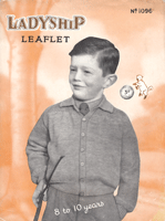 boys bomber jacket knitting pattern from 1940s