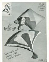 vintage cushion cover knitting patterns
