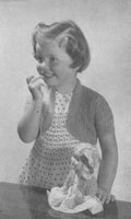 vintage bolero knitting pattern for doll