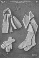 vintage ladies stocking knitting pattern 1940s